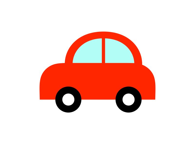 車のお名前シール