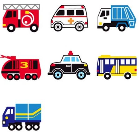 車のお名前シール